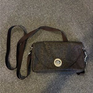 Baggallini Leopard Print Crossbody Bag
